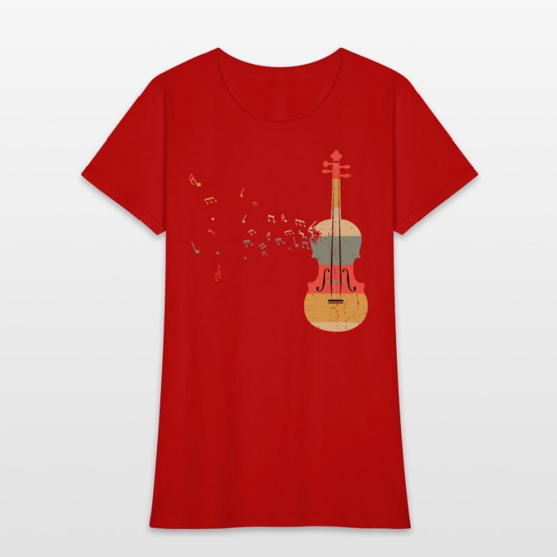 Violin Player Music Viola Lover Retro Vintage