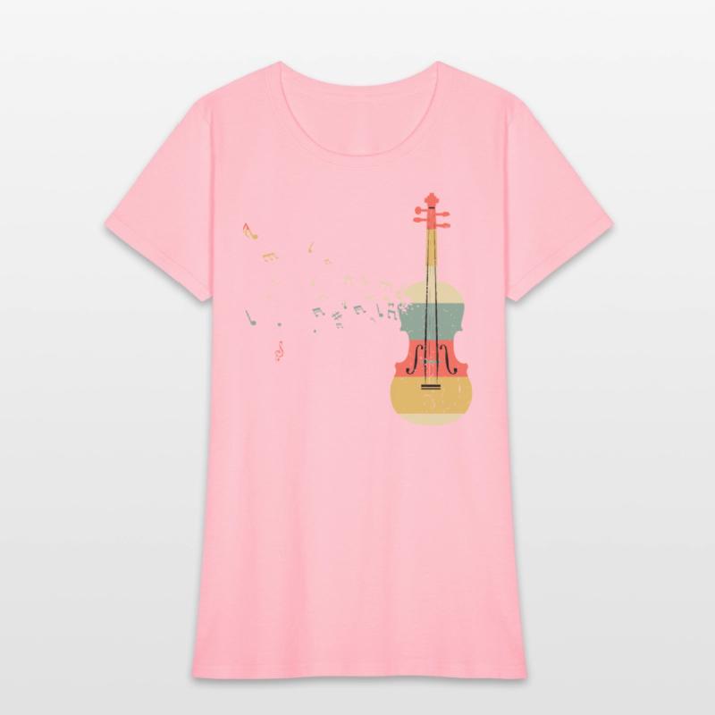 Violin Player Music Viola Lover Retro Vintage