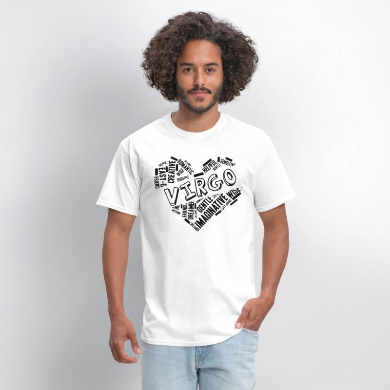 Virgo Heart Word Cloud Doodle Astrology Zodiac Sta