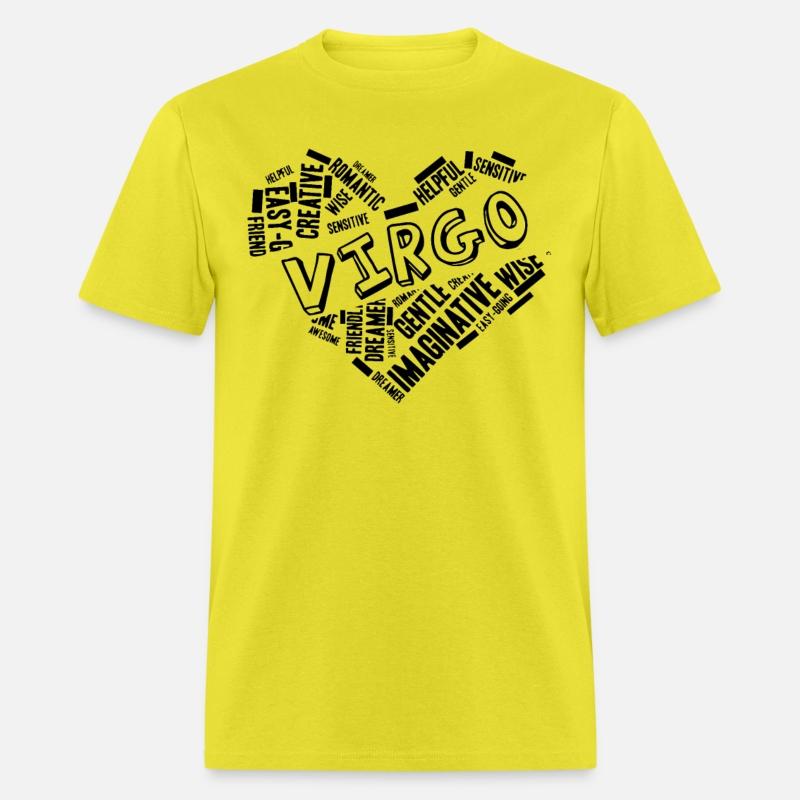 Virgo Heart Word Cloud Doodle Astrology Zodiac Sta