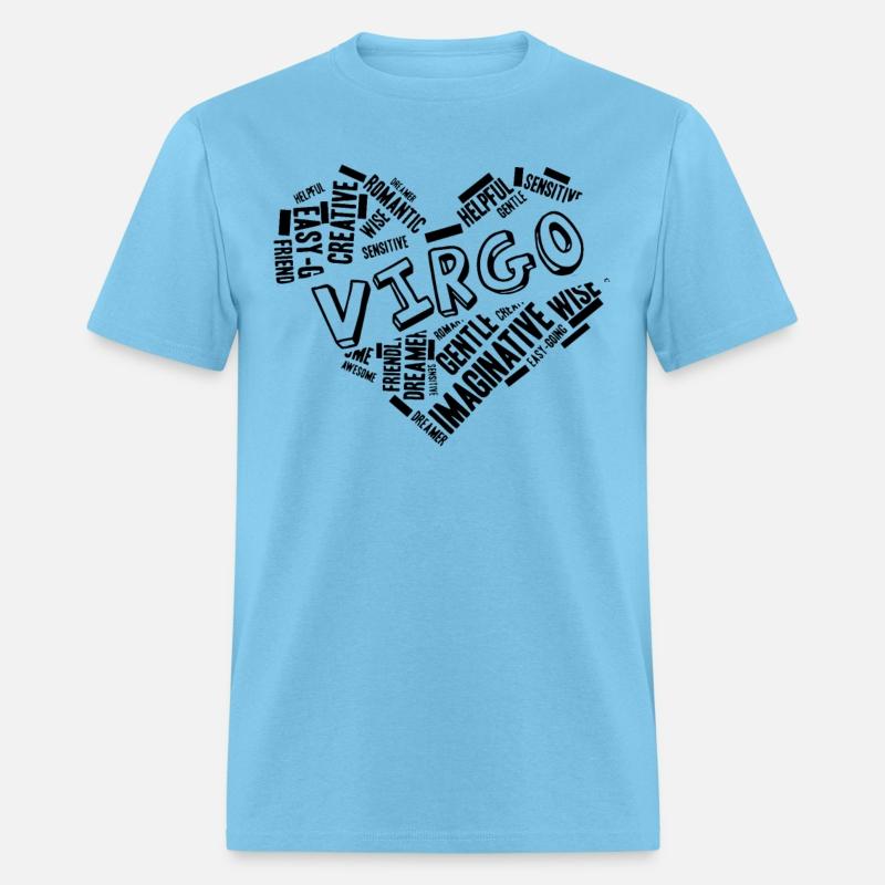 Virgo Heart Word Cloud Doodle Astrology Zodiac Sta