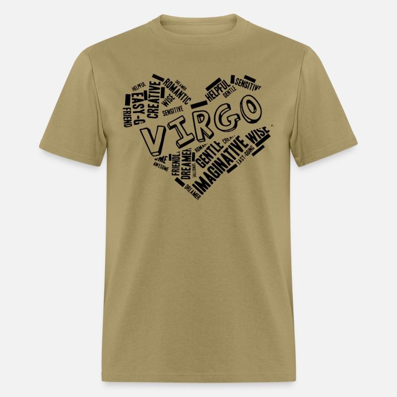 Virgo Heart Word Cloud Doodle Astrology Zodiac Sta