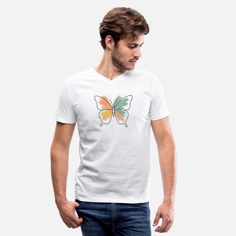 Watercolor Butterfly Art for Apparel