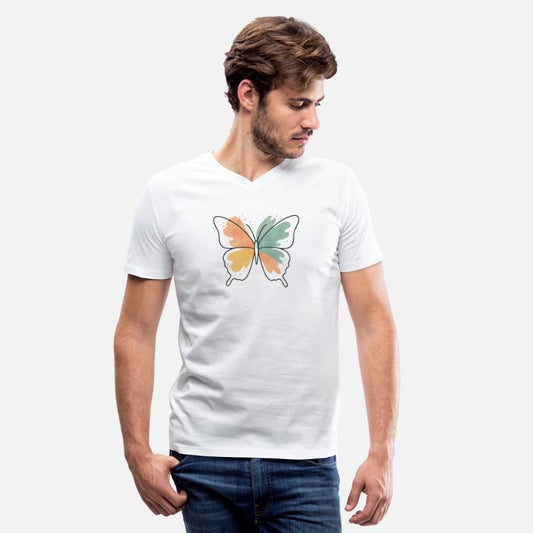 Watercolor Butterfly Art for Apparel