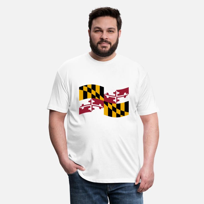 Waving Maryland Flag