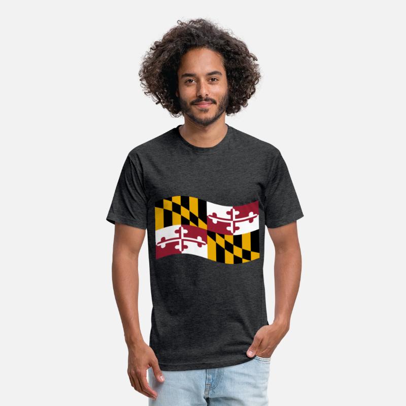 Waving Maryland Flag
