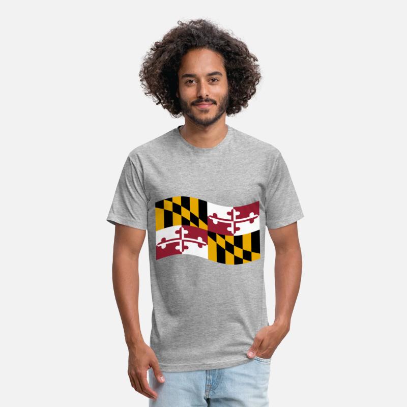Waving Maryland Flag