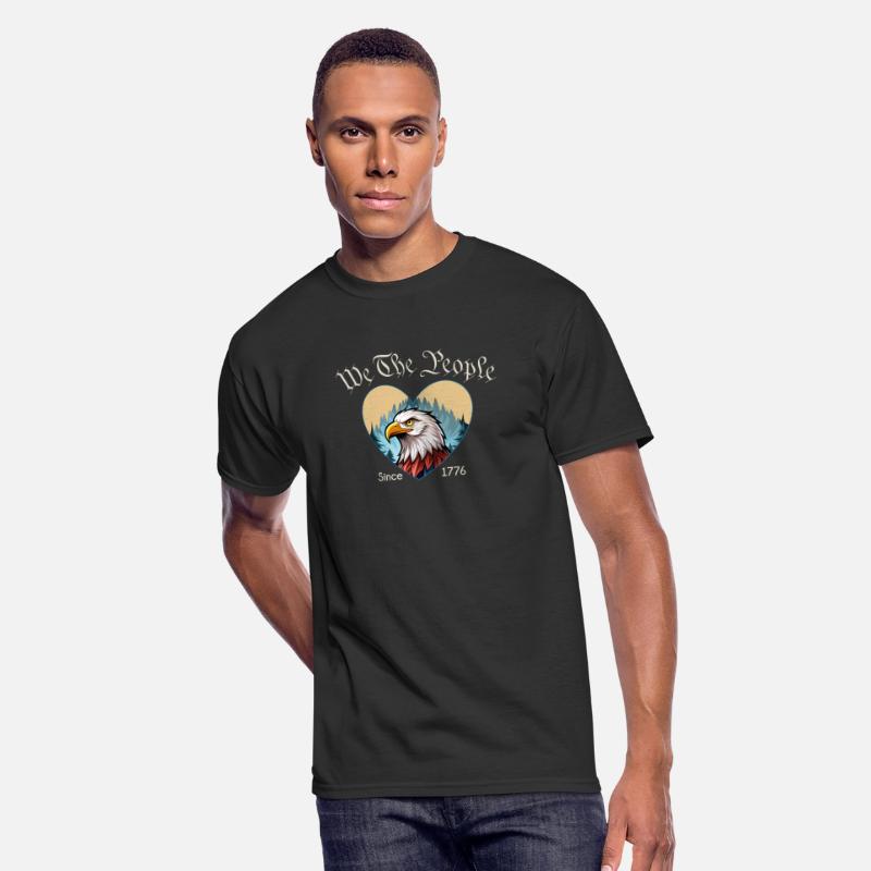 We The People USA Bald Eagle patriotic graphic