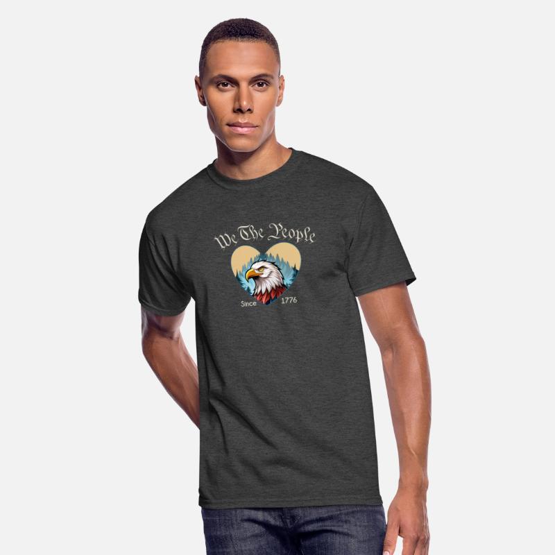 We The People USA Bald Eagle patriotic graphic