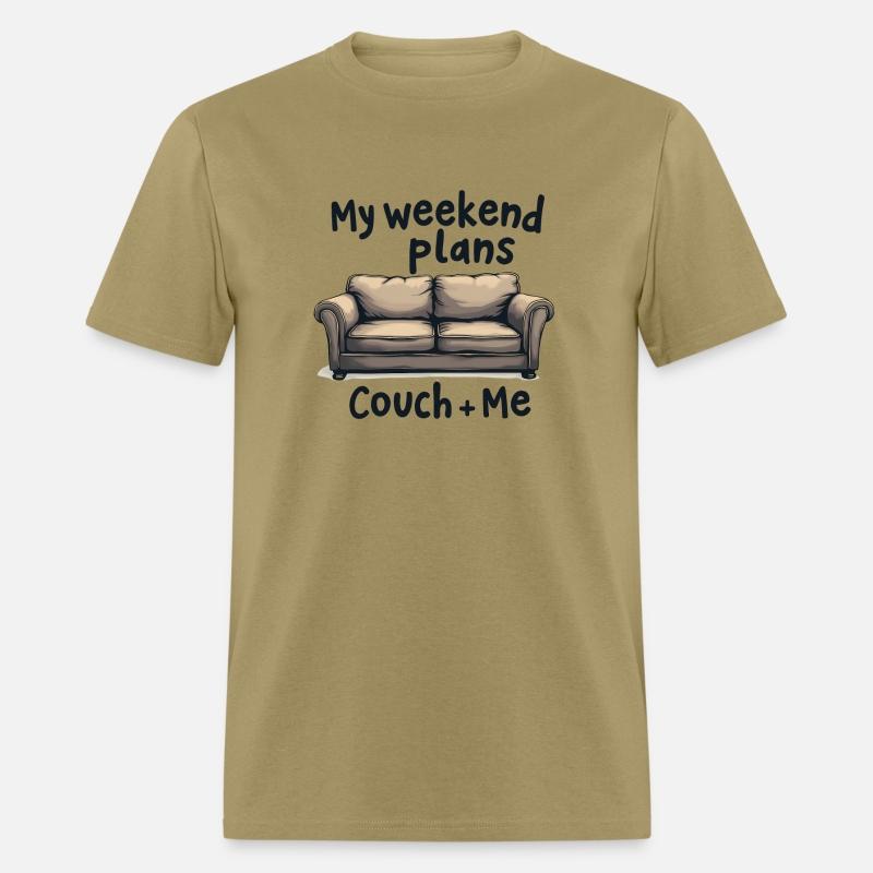 Weekend Plans Couch + Me Funny LAzy Day Humor