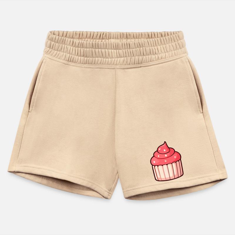 Whimsical Pink Frosted Cupcake Design