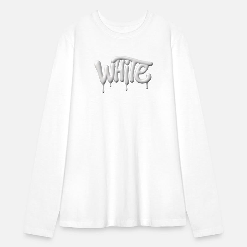 WHITE Drip 3D Glossy Graffiti Shirt – Bold Street