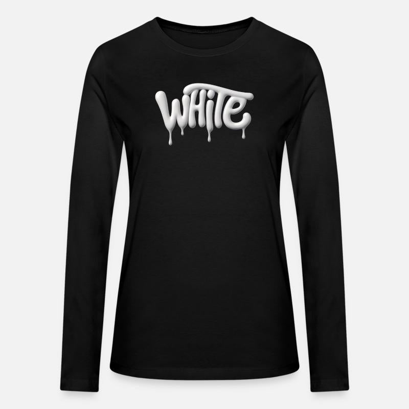 WHITE Drip 3D Glossy Graffiti Shirt – Bold Street