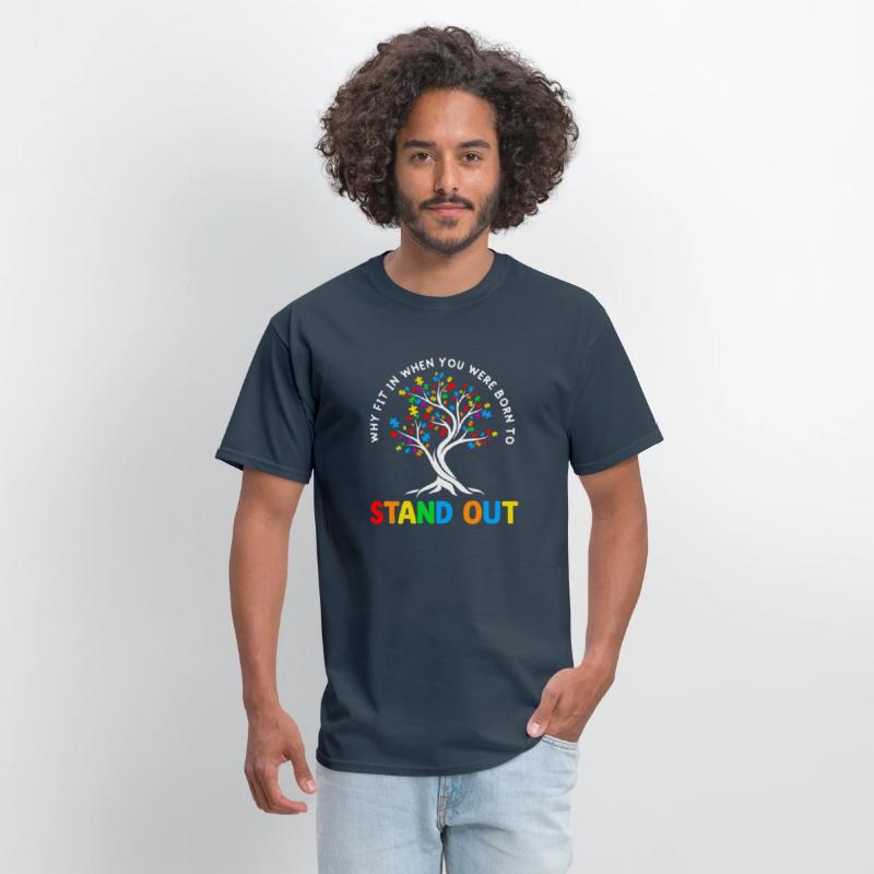 Why Fit In Autism Awareness Shirts