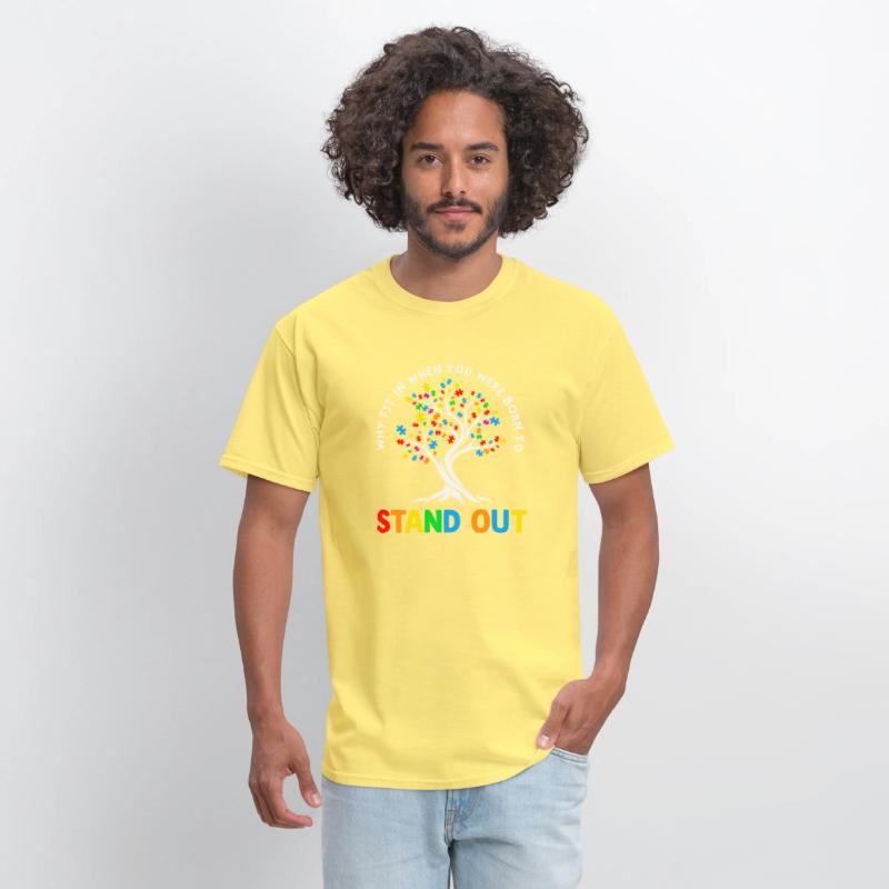 Why Fit In Autism Awareness Shirts