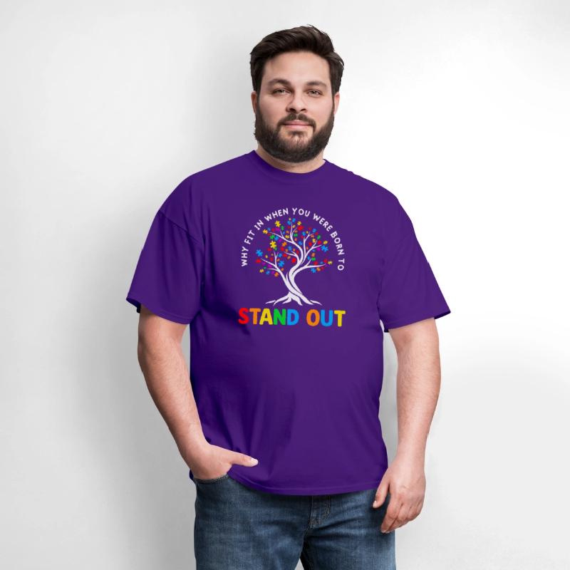 Why Fit In Autism Awareness Shirts