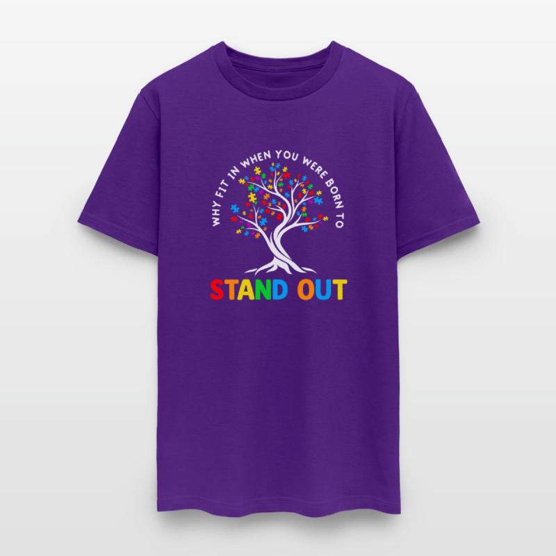 Why Fit In Autism Awareness Shirts