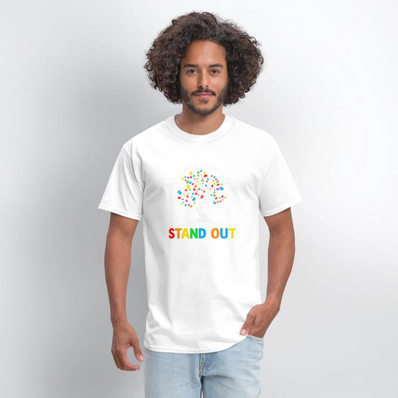 Why Fit In Autism Awareness Shirts