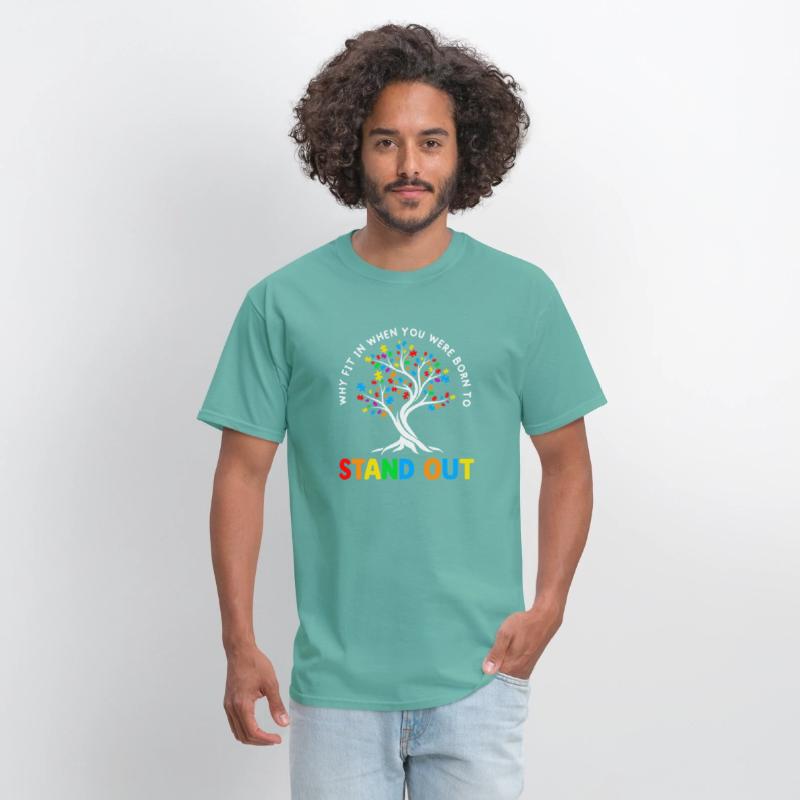 Why Fit In Autism Awareness Shirts