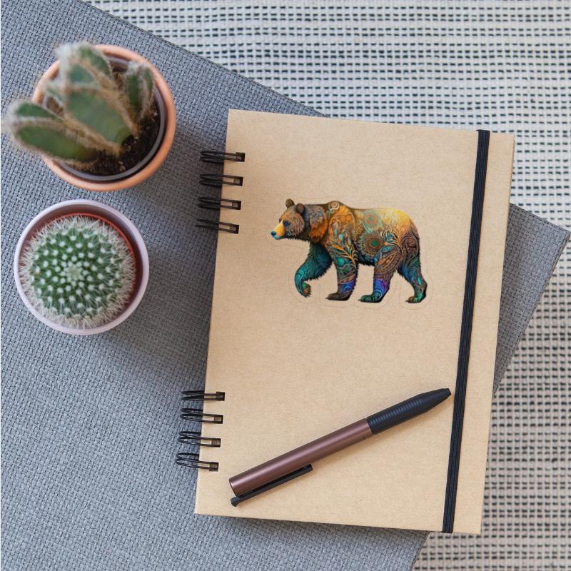 Wild Bear Watercolor Colorful Nature Outdoor 2
