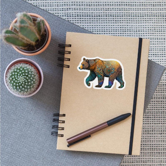 Wild Bear Watercolor Colorful Nature Outdoor 2