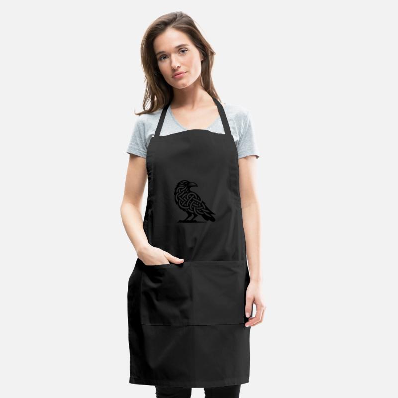 Wild Crow Bird Celtic Tattoo Knot Style