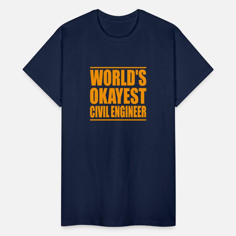 Worlds Okayest Civil Engineer yellow