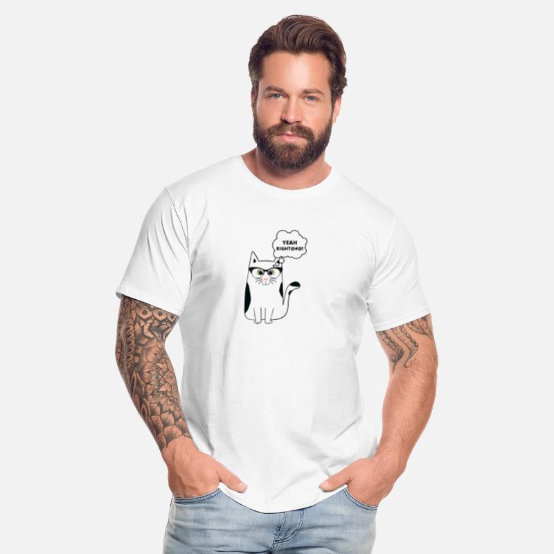 Yeah Right Sarcastic Suspicious Cat Funny