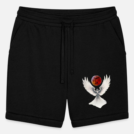 Young Angel Woman with Wings in the Light